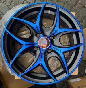 15-Inch Blue Alloy Rims | Stylish Durable Car Rims Kenya