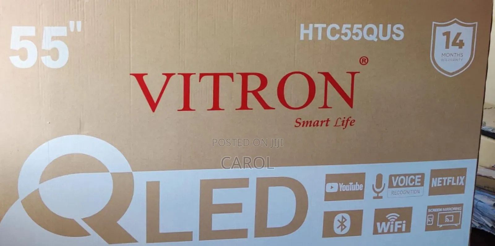 Vitron 55” Smart Android Bt Qled Available