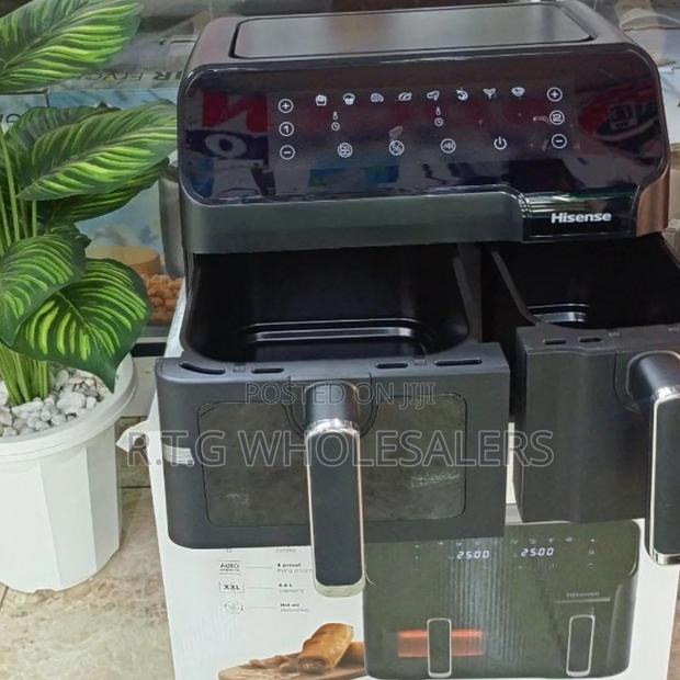 Hisense 8.6 L Twin Basket Air Fryer – Large Healthy Fryer