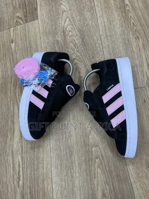 Adidas Campus  Sneakers In The Black And True Pink