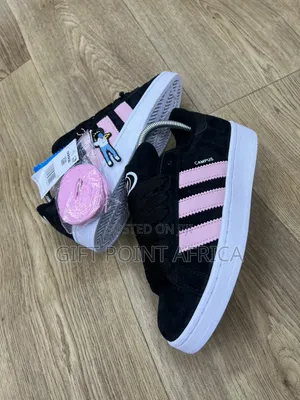 Adidas Campus  Sneakers In The Black And True Pink