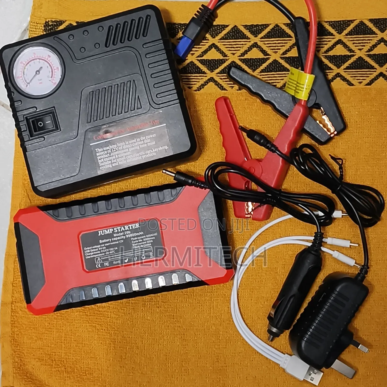 Jump Starter Kit for Big and Small Cars Available