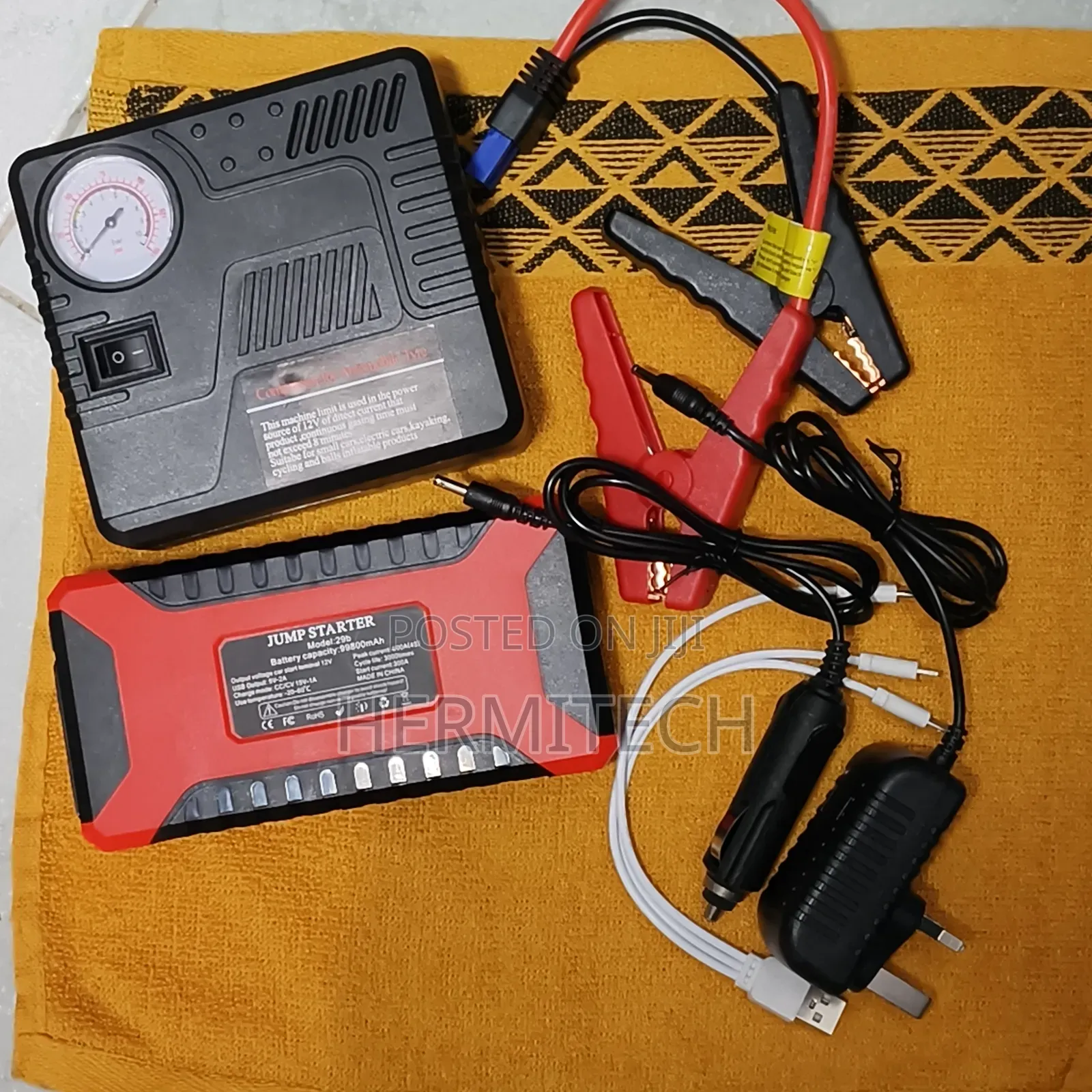 Jump Starter Kit for Big and Small Cars Available