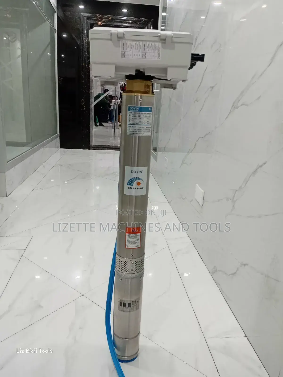 Doyin 4hp Hybrid Solar Submersible Pump 190m Head With Controller