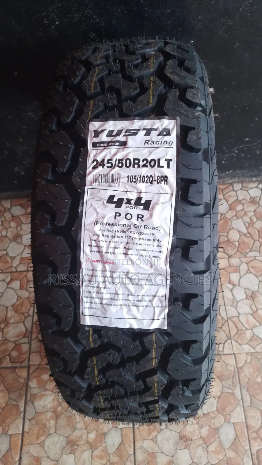 245/50 R 20 Yusta 8pr Allterrain Tyres.