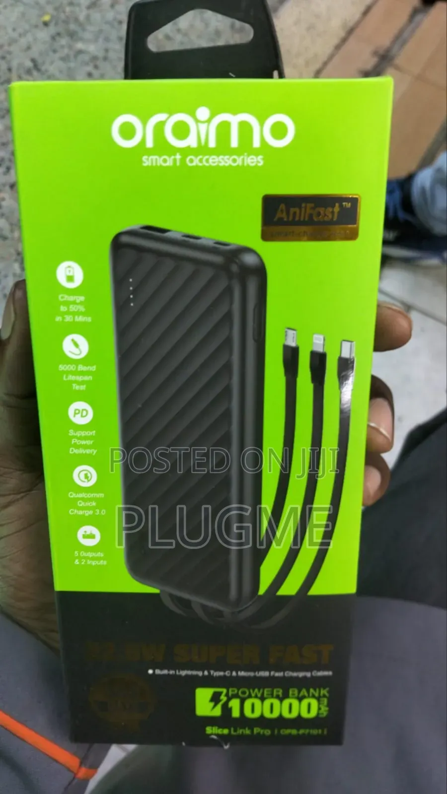 Oraimo 10000mah Power Bank