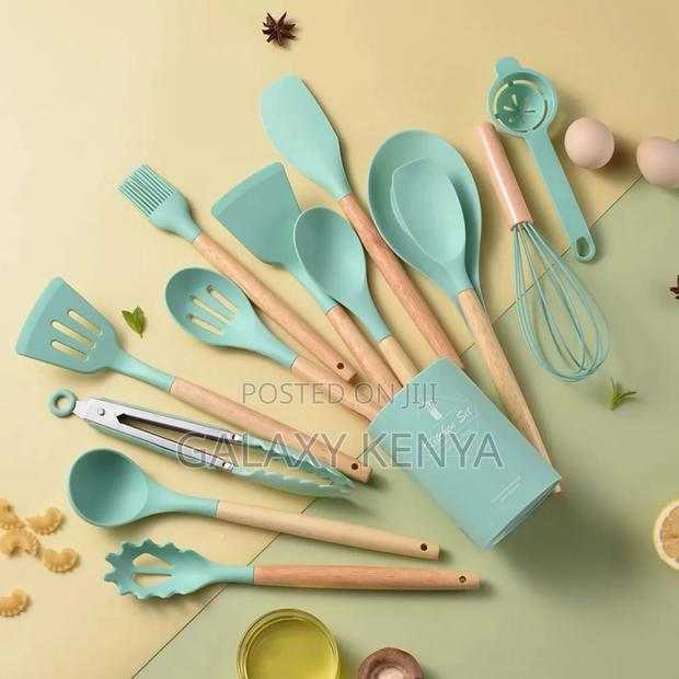12 PCS Silicone Spoon Set - main view