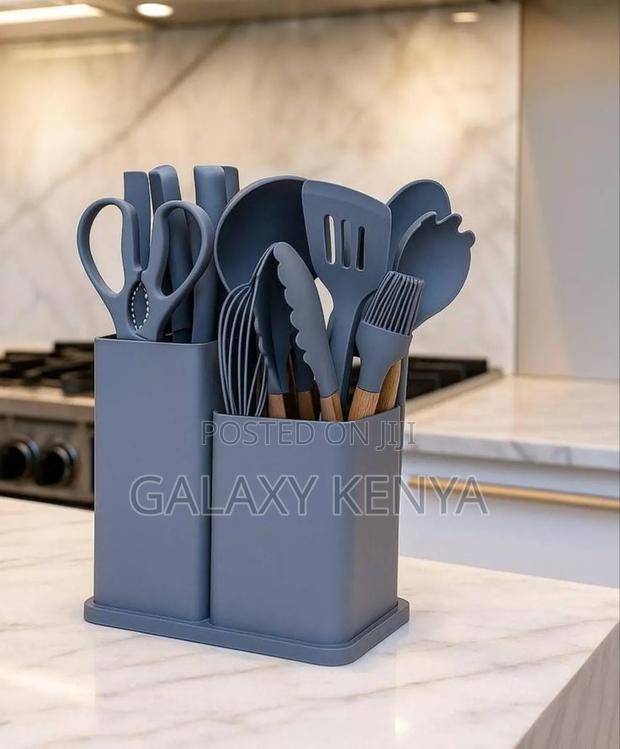 19pcs Silicone Cultery Set - thumbnail 2