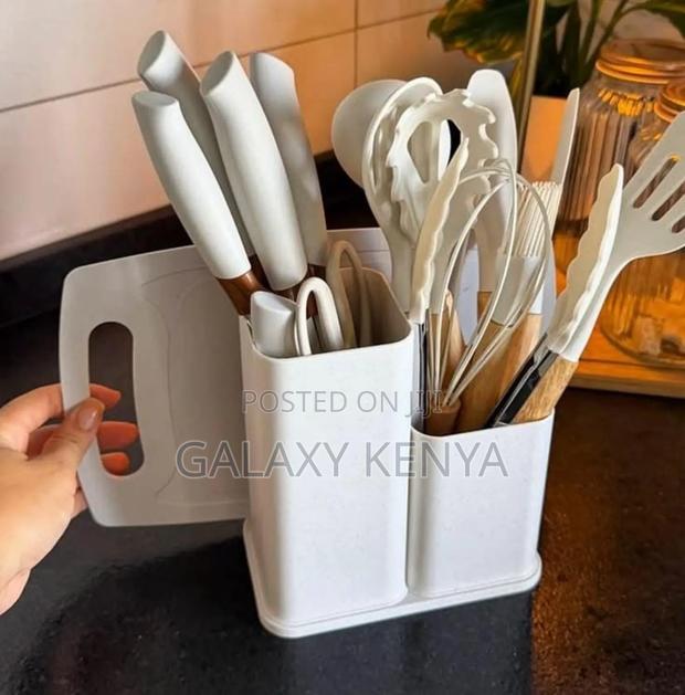 19pcs Silicone Cultery Set - thumbnail 3