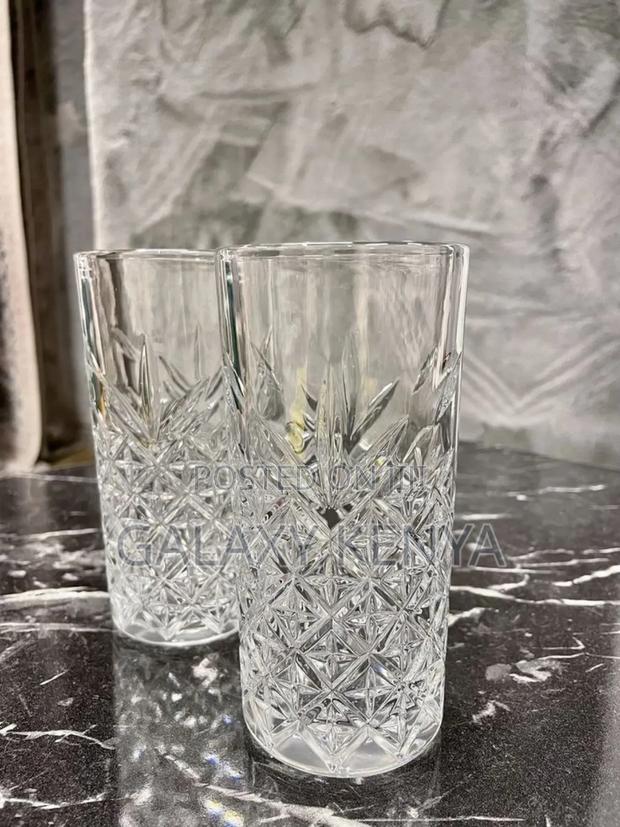6pcs New Crystal Vintage Glass