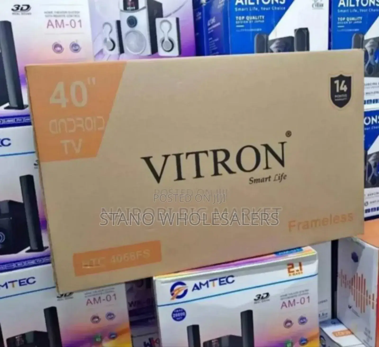 Free Mount Vitron 40inch Smart Tv
