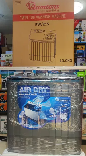 Ramtons Washing Machine Twin Tub 10kg Air Dryerefficient Twin Tub