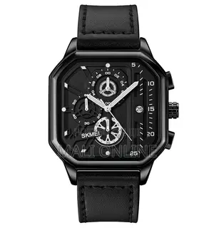 Skmei 1963 Chronograph Quartz Watch for Men Leather Strap