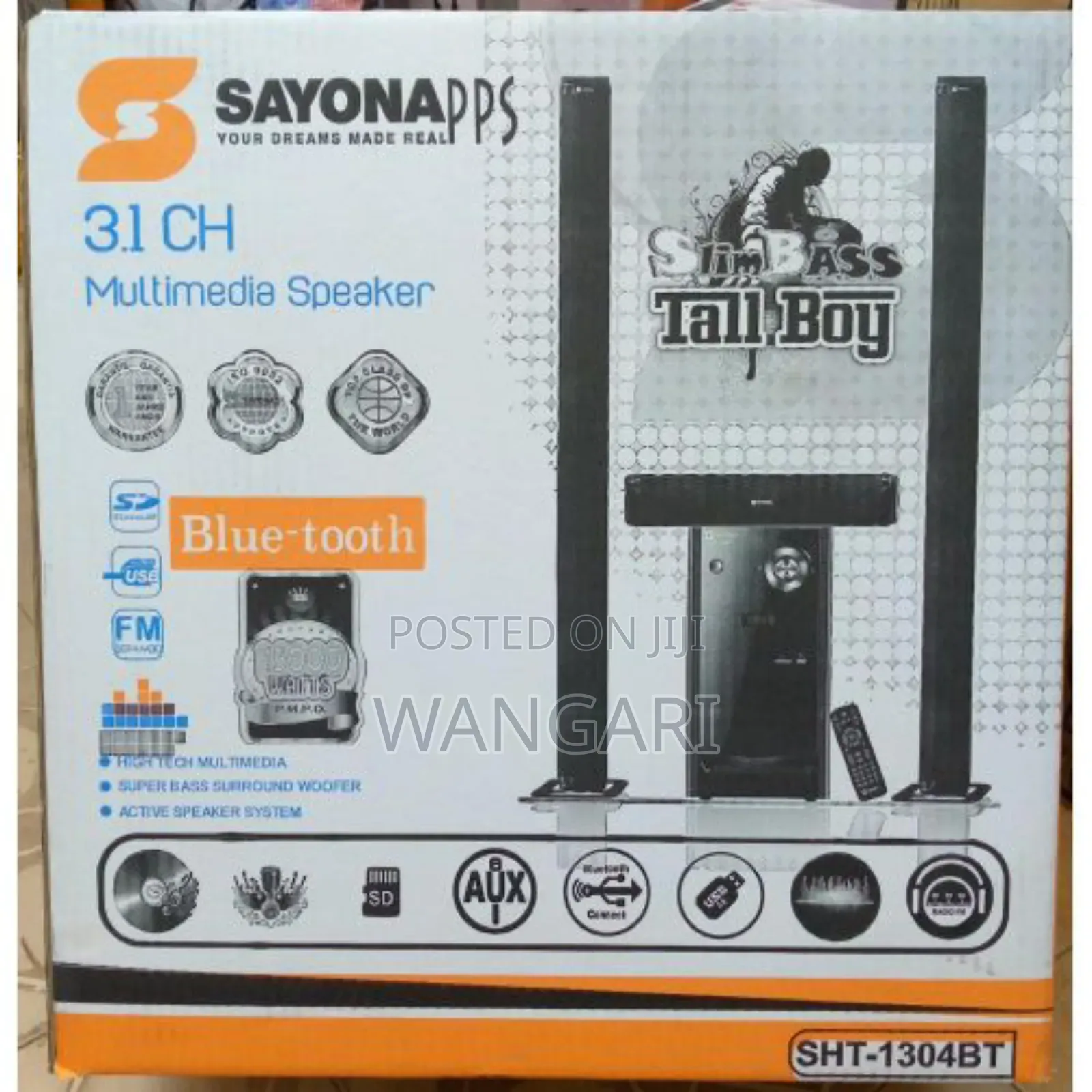 Sayona Sound Bar 1304 5.1 Brand New Woofer