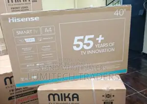 Restocked Hisense 40inches Smart Tv