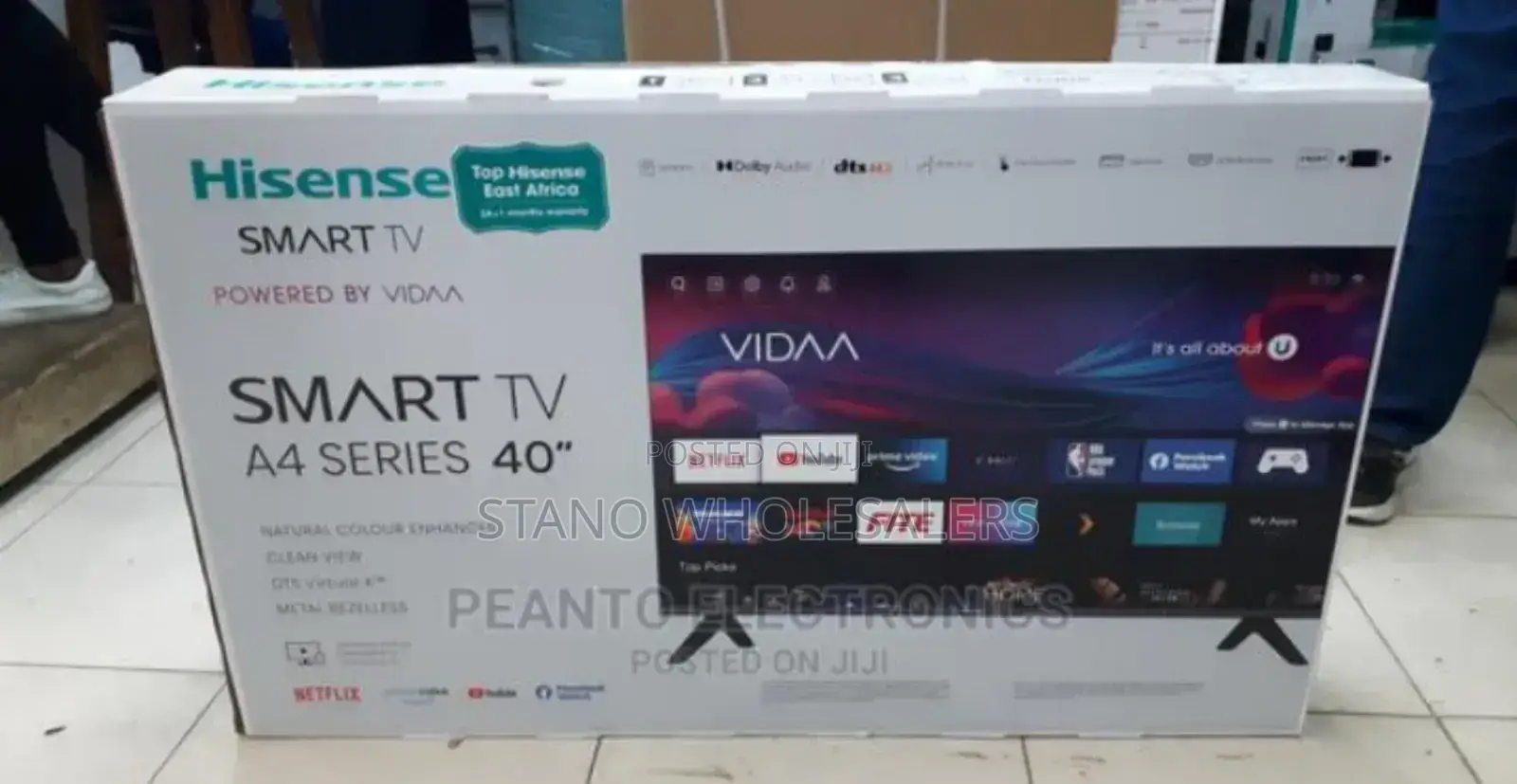 Vidaa Hisense 40inches Smart Tv