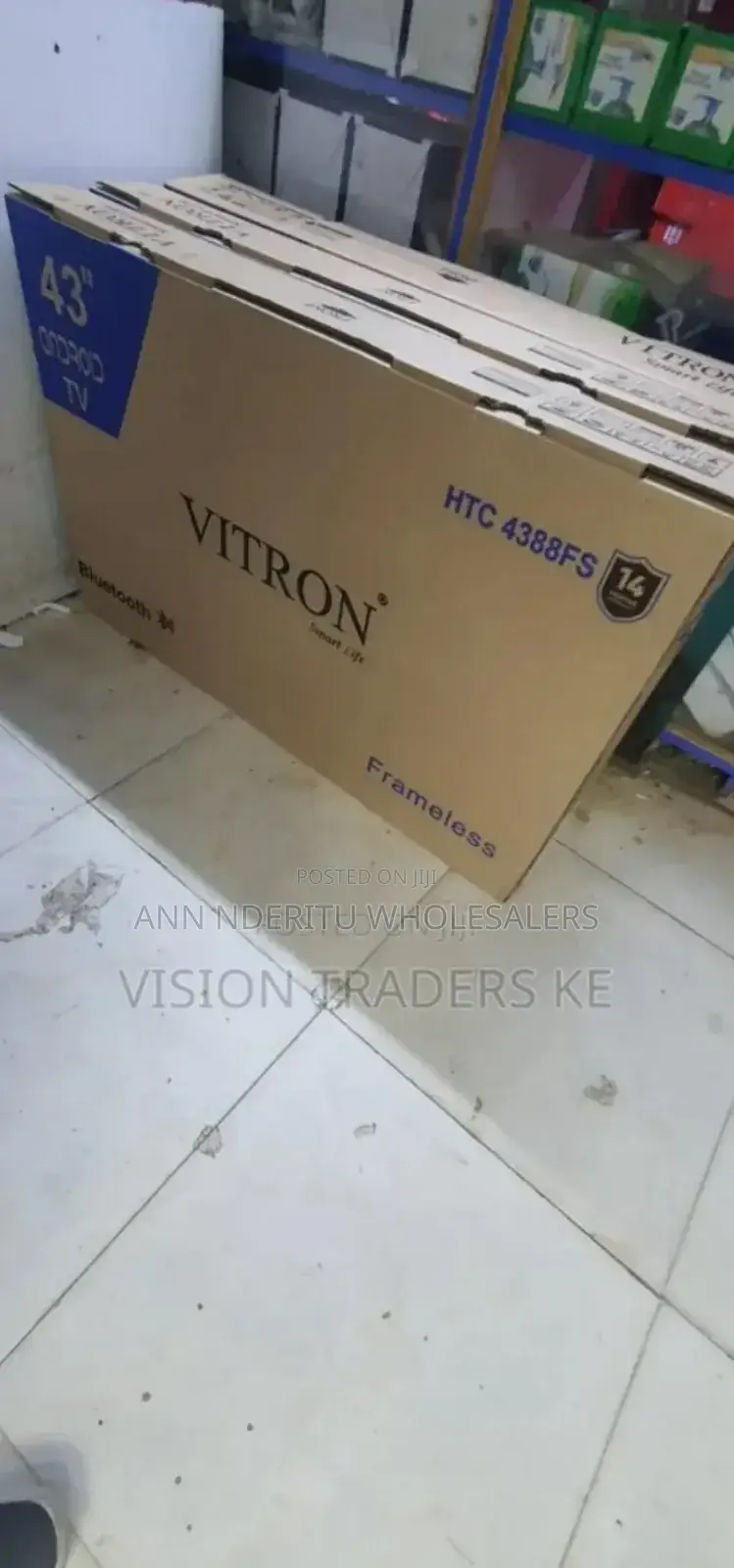 New One Vitron 43inch Smart TV