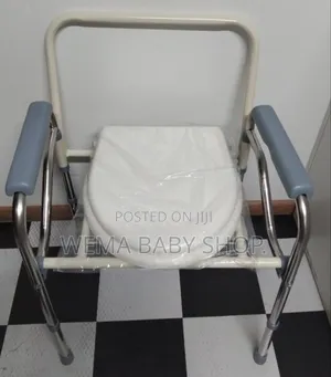 Foldable Commode Portable Toilet for Individuals With Limited Mobility