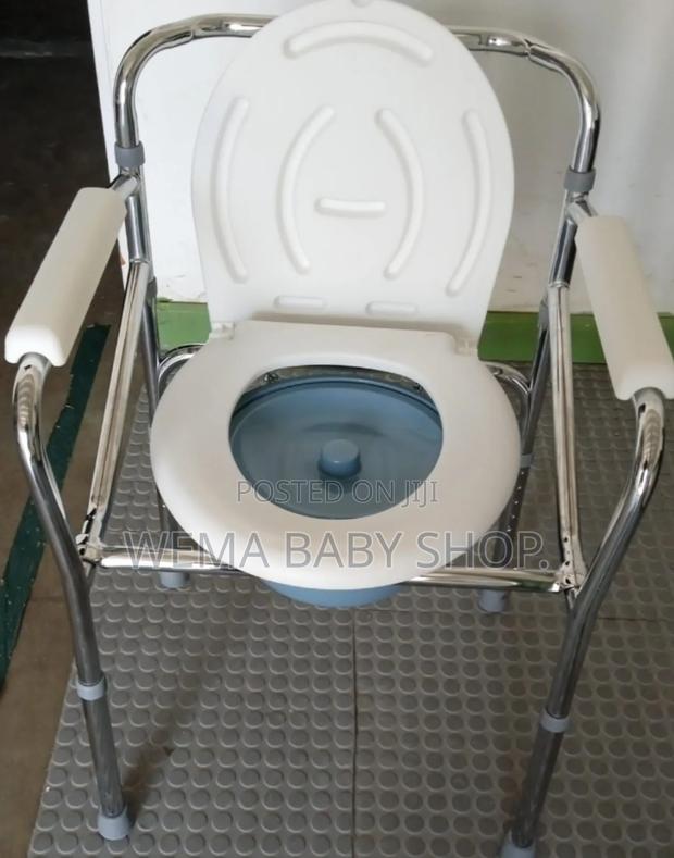 Foldable Commode Portable Toilet for Individuals With Limited Mobility - thumbnail 4