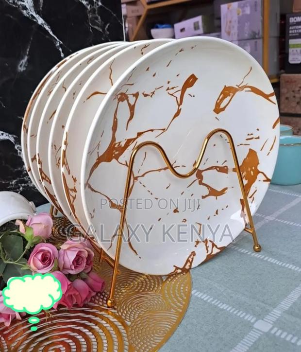 Marble Ceramic Plates - main view