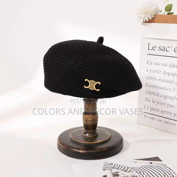 Berets in Black and Beige - main view