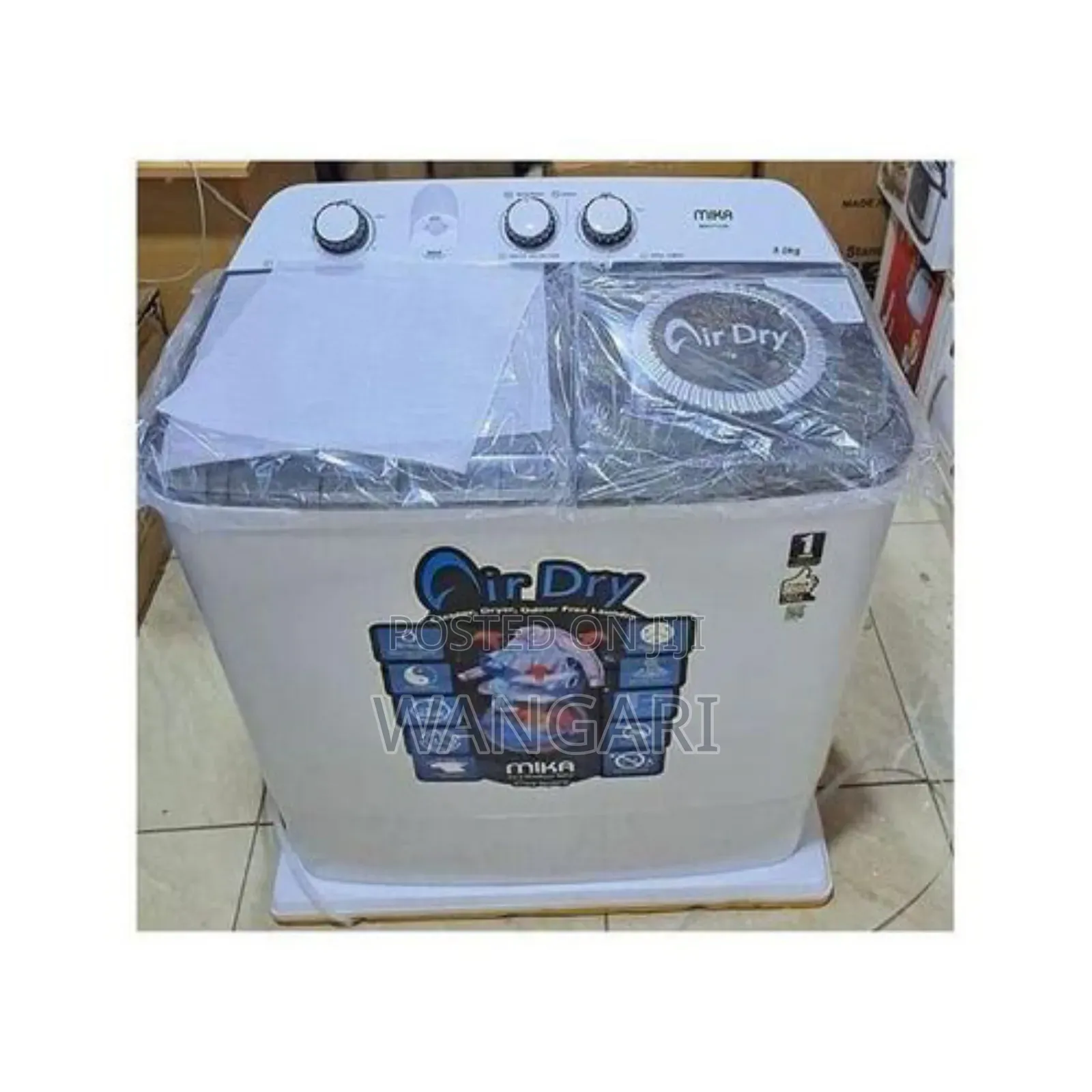 Mika Brand New 8 KGS Twin Tub Washing Machine