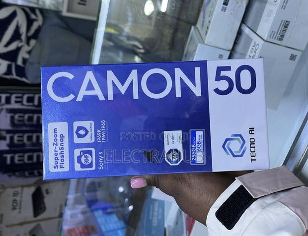 New Tecno Camon 50 256 GB Blue - thumbnail 2