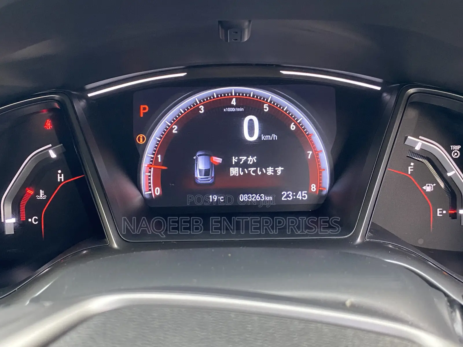 Honda Civic Sport Hatchback 2019 Black