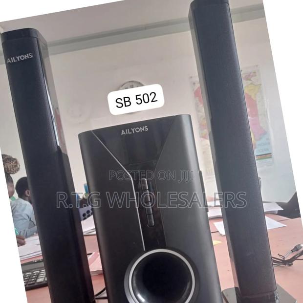 Ailyons V527 2.1ch Tall Boy Speaker With Subwoofer Bt/Usb/Fm