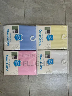 High Quality Pair of Waterproof Striped Shower Curtains