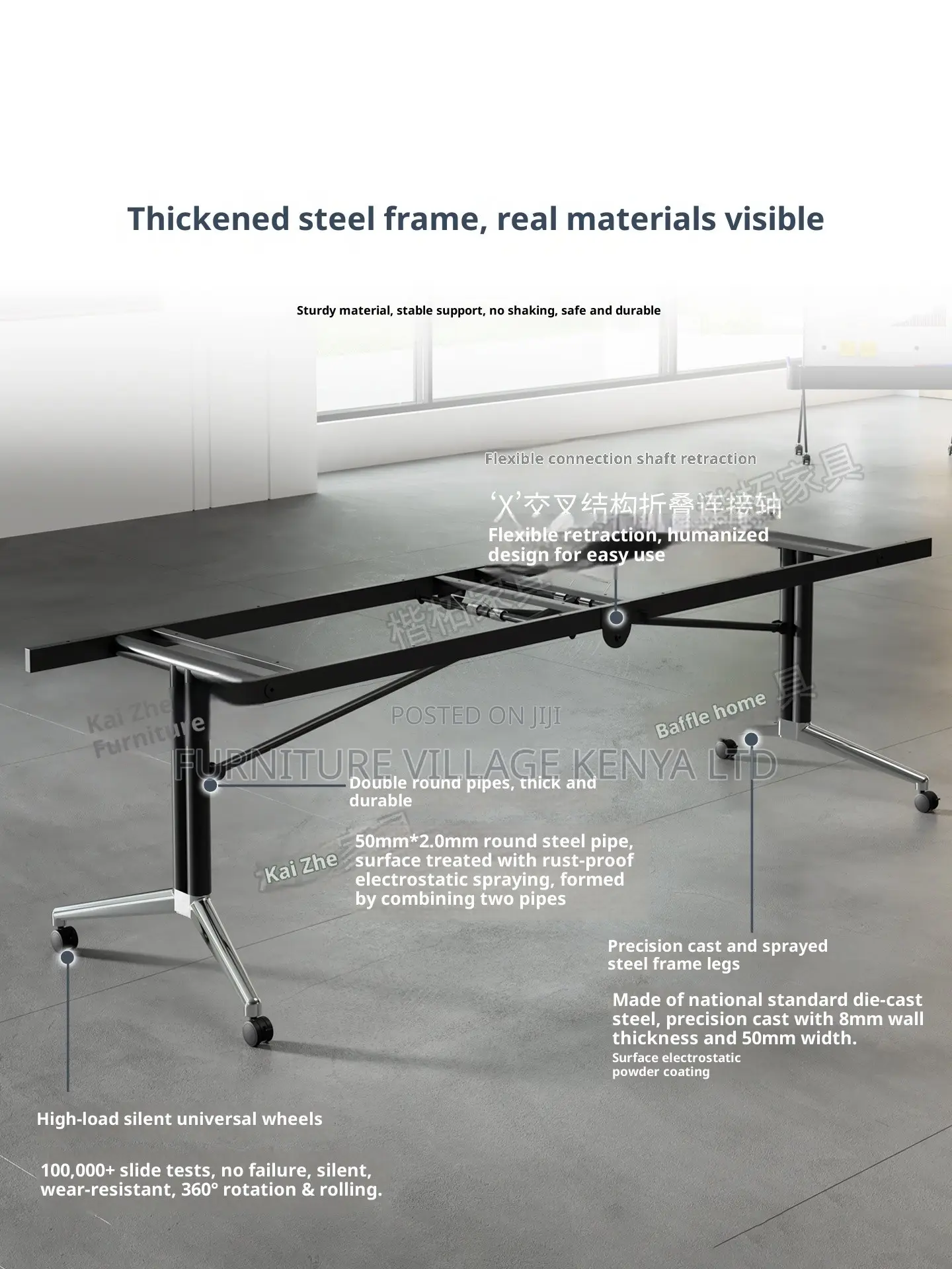 Boardroom Table; 2.4m Advanced Boardroom/ Conference Office Table