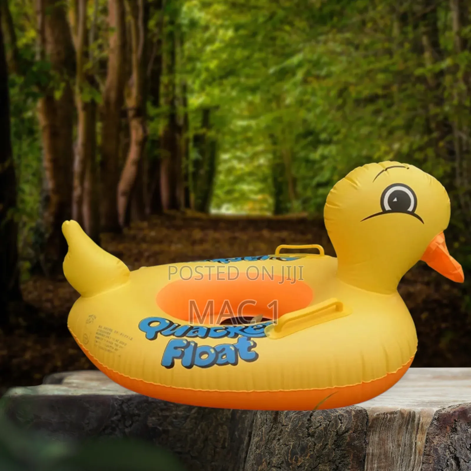 Yellow Duck Kiddie Pool Float for Kids/Toddlers/Childrens