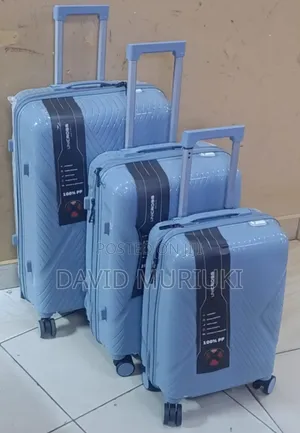 3-in-1 Hard Fiber Suitcase With Expandable Design