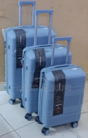 3-in-1 Hard Fiber Suitcase With Expandable Design