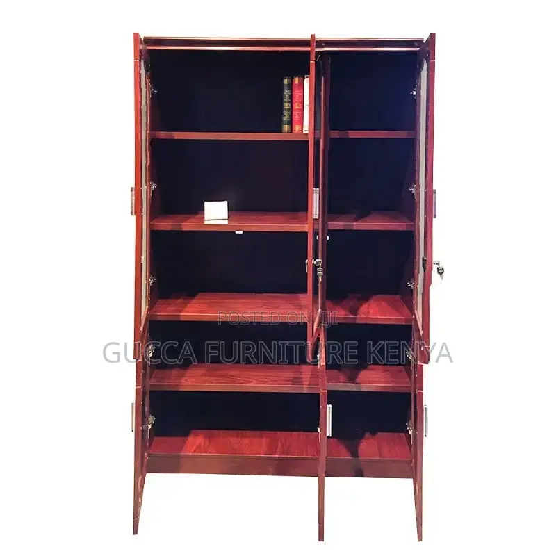 3-door's Mahogany Office Filling Storage Cabinet