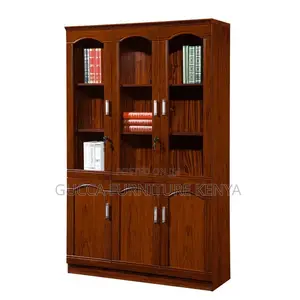 3-door's Mahogany Office Filling Storage Cabinet