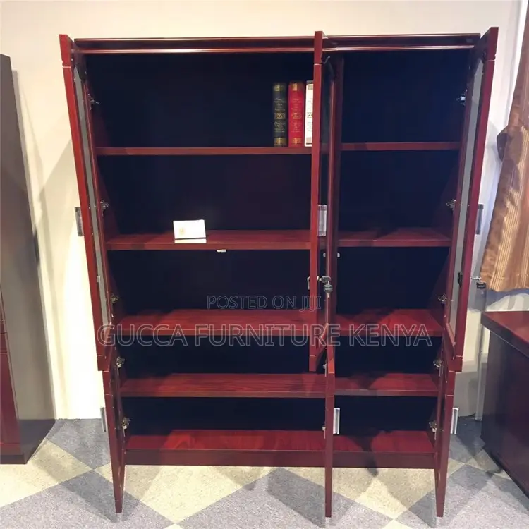 3-door's Mahogany Office Filling Storage Cabinet