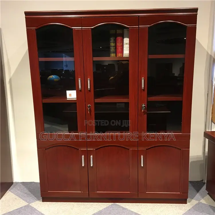 3-door's Mahogany Office Filling Storage Cabinet
