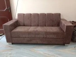 Modern Brown 3 Seater Sofa