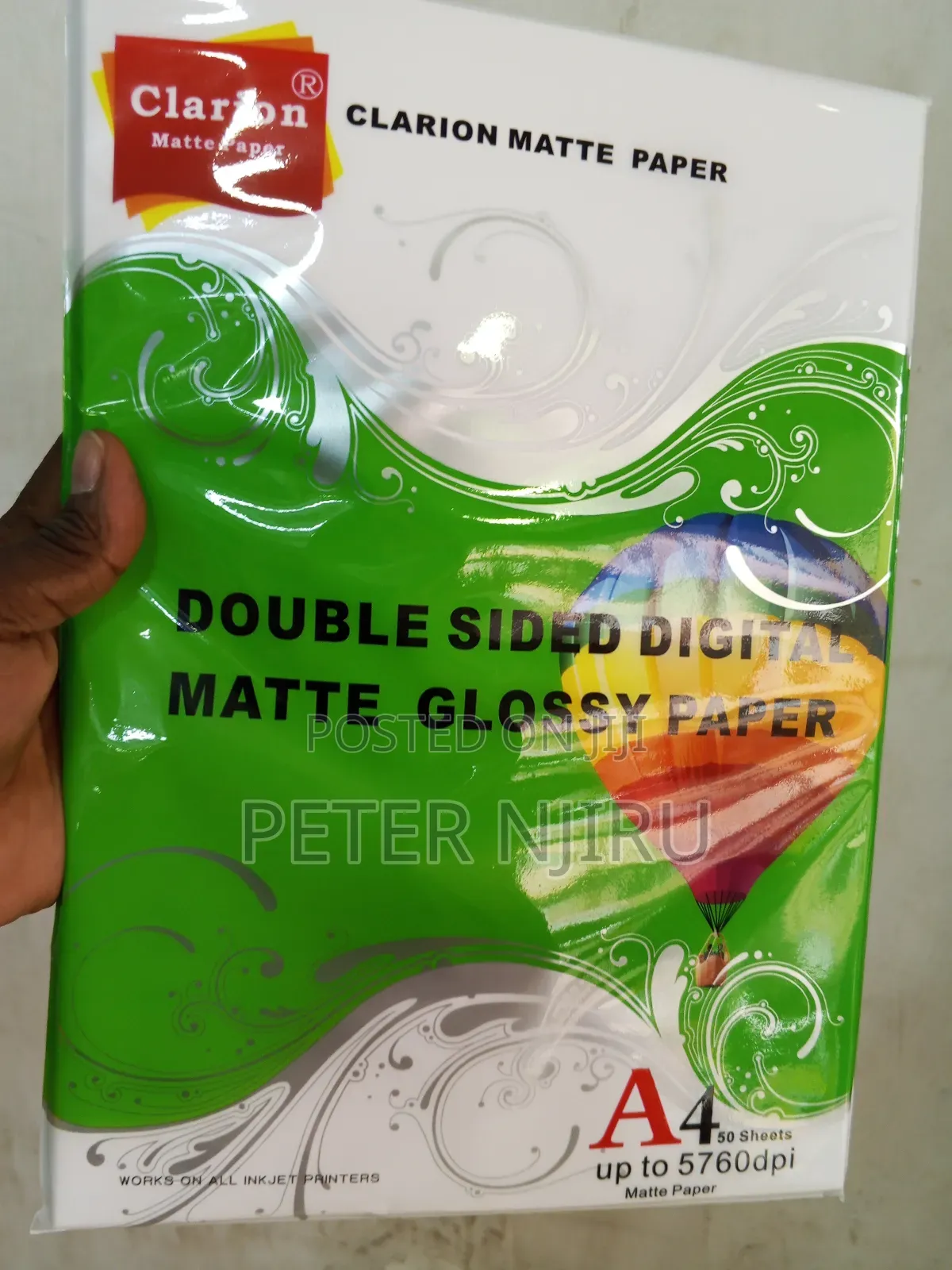 Clarion Double Sided Digital Matte Glossy Paper