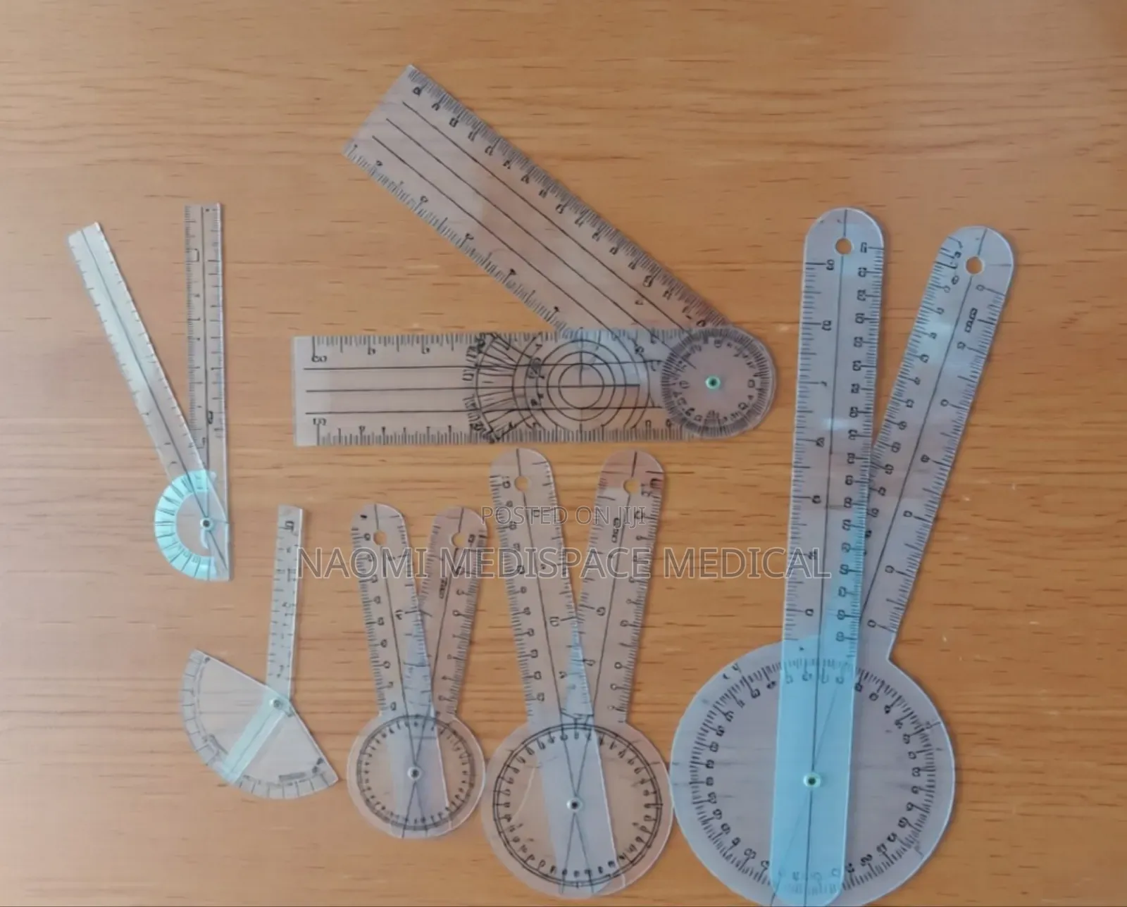 Goniometer Set 6pcs- Full and Half Circle