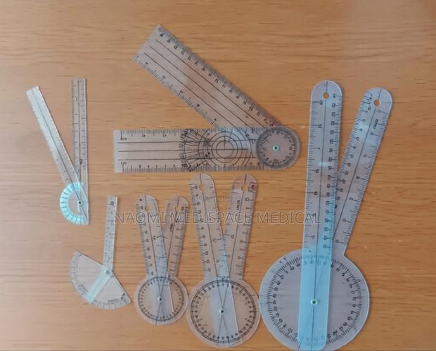 Goniometer Set 6pcs- Full and Half Circle - main view
