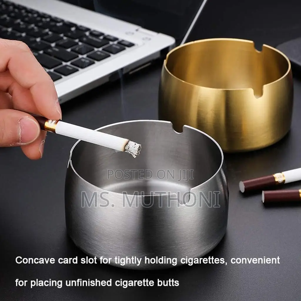 Stailnless Ash Tray Steel*