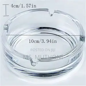 Glass Ash Tray Round / Square