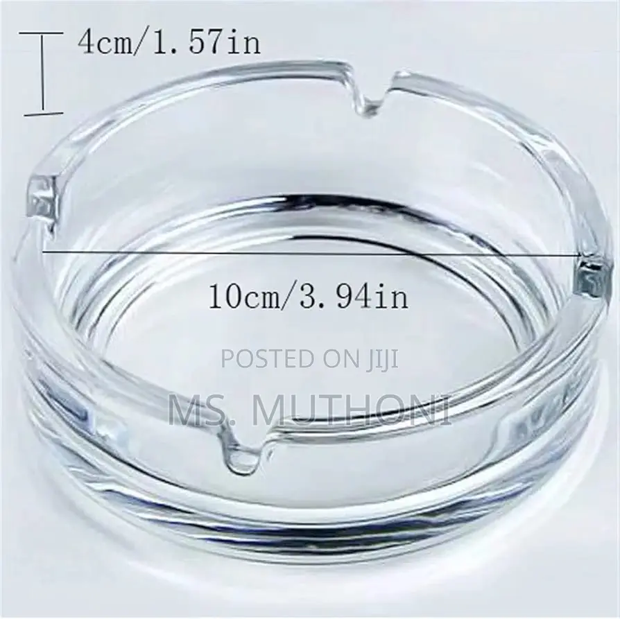 Glass Ash Tray Round / Square