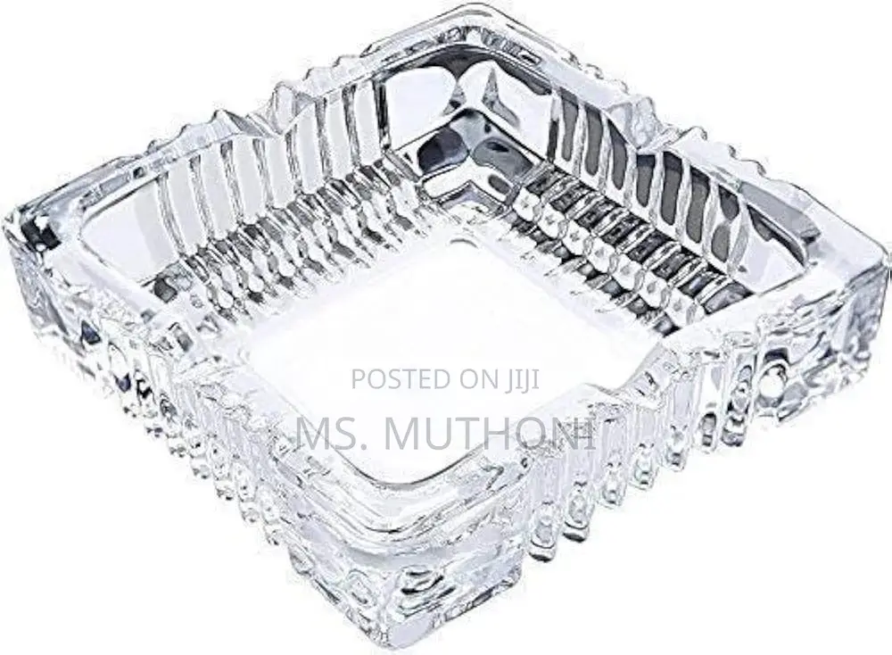 Glass Ash Tray Round / Square
