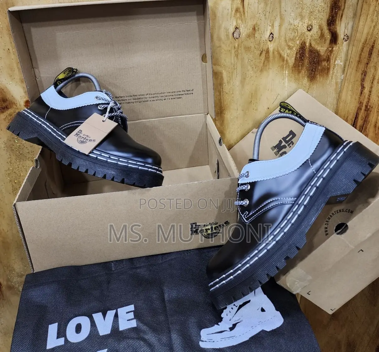 Dr. Martens 1461 Bex Smooth Contrast Leather Oxford Shoe Size 38-45