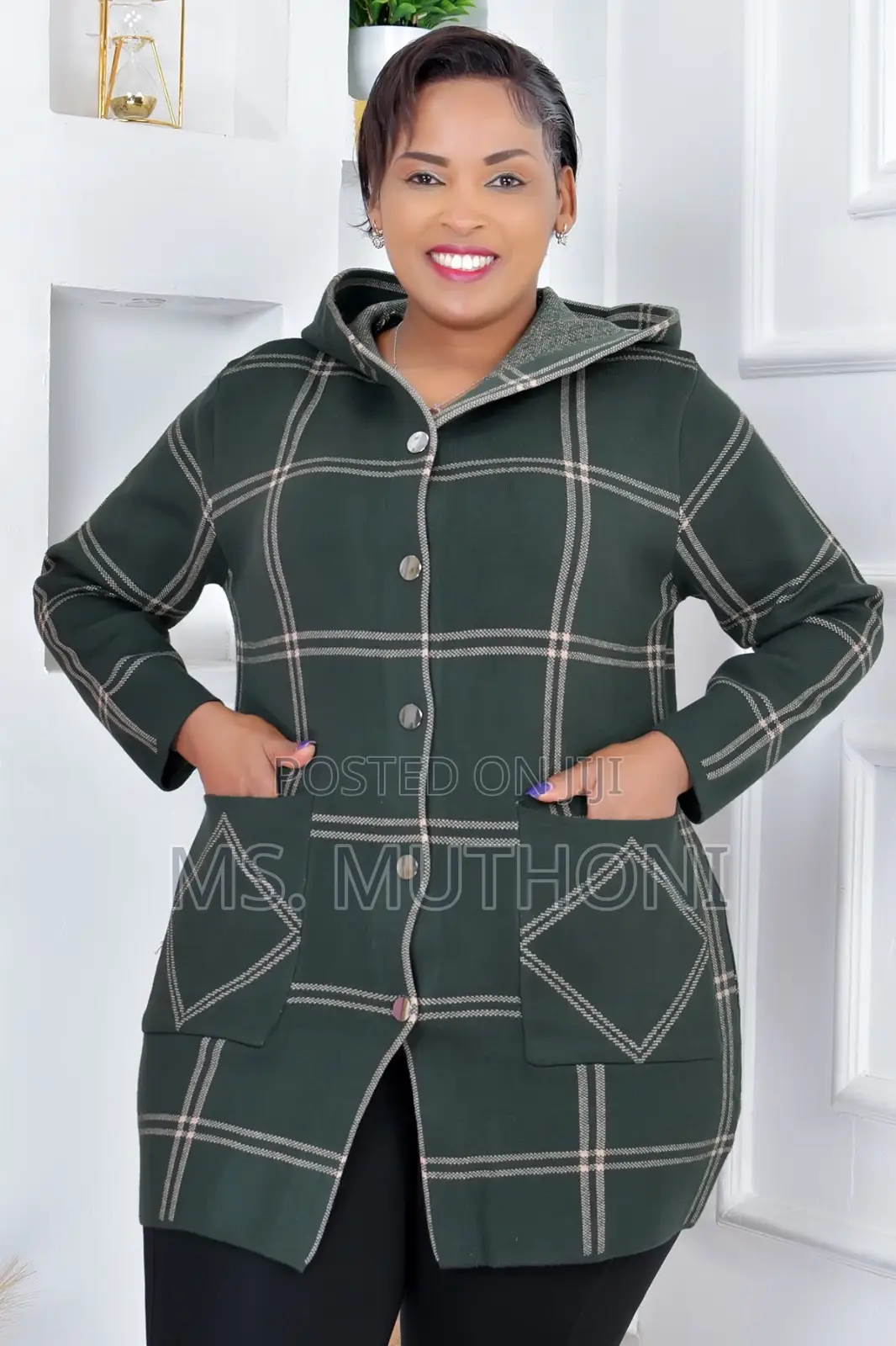 Turkey Standard Ladirs Free Size Sweaters With a Hood