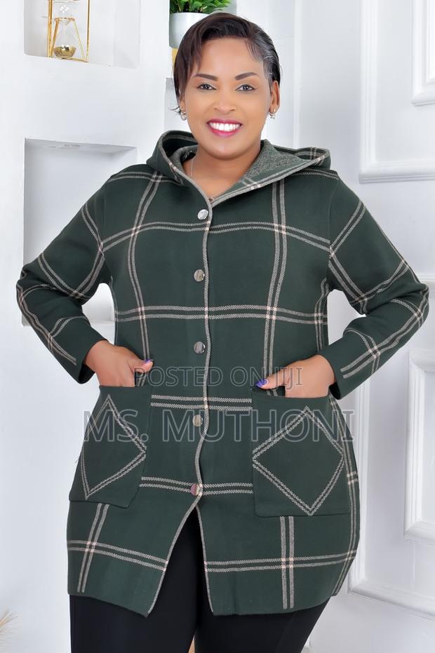 Turkey Standard Ladirs Free Size Sweaters With a Hood - thumbnail 3