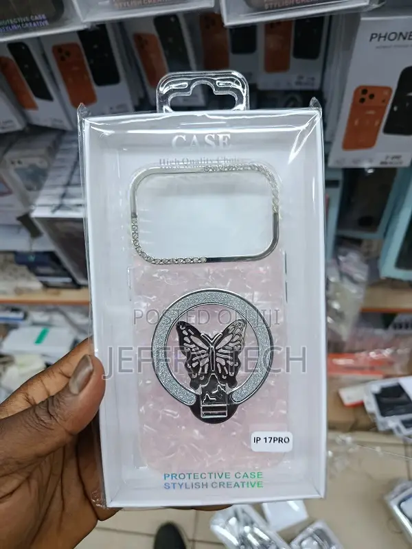 Yoedge Magnetic Case for iPhone 17 Pro Butterfly Case